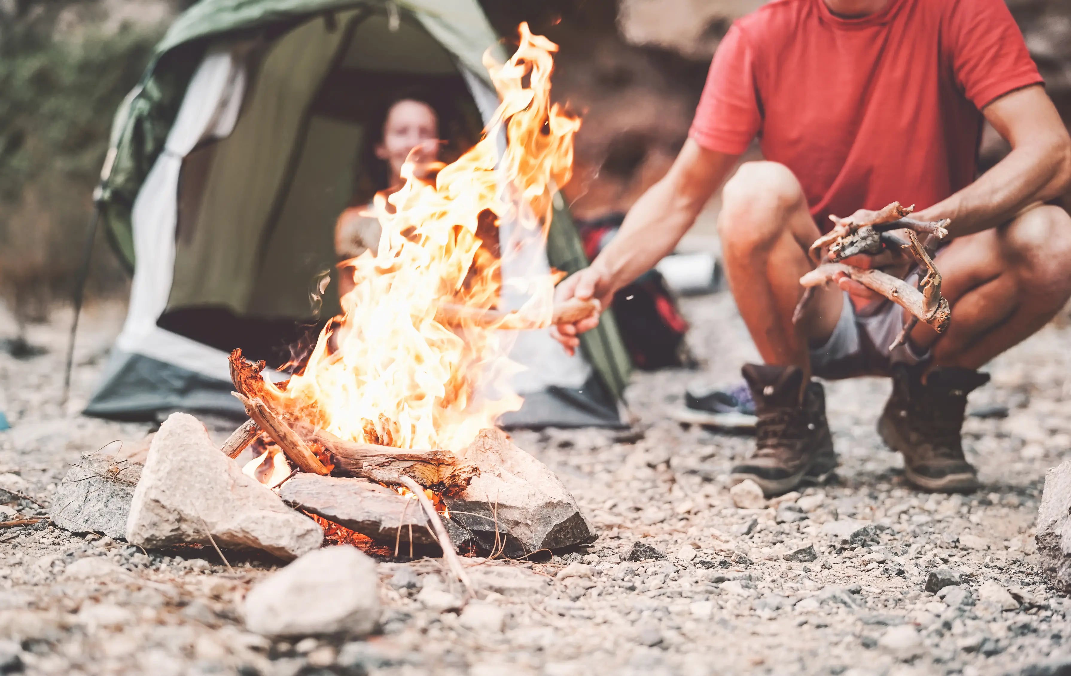 Starting a Fire in Dry Conditions